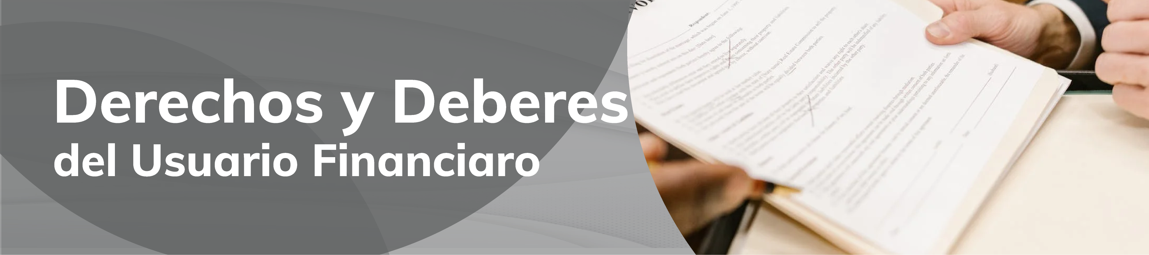 Derechos y Deberes del Usuario Financiero